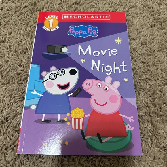 Scholastic Other - Scholastic Peppa Pig Movie Night Book - Purple & Red Cover